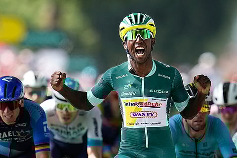 Best sprinter Eritrea's Biniam Girmay